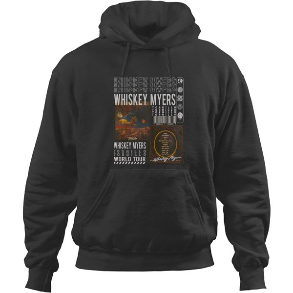 Whiskey Myers Music Hoodies, Merch Vintage World Tour 2023-image