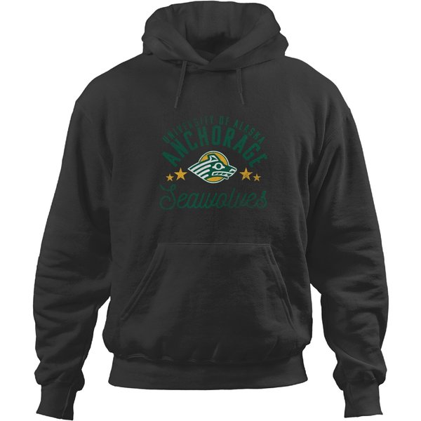 University Of Alaska Anchorage Seawolves Logo Hoodies-image