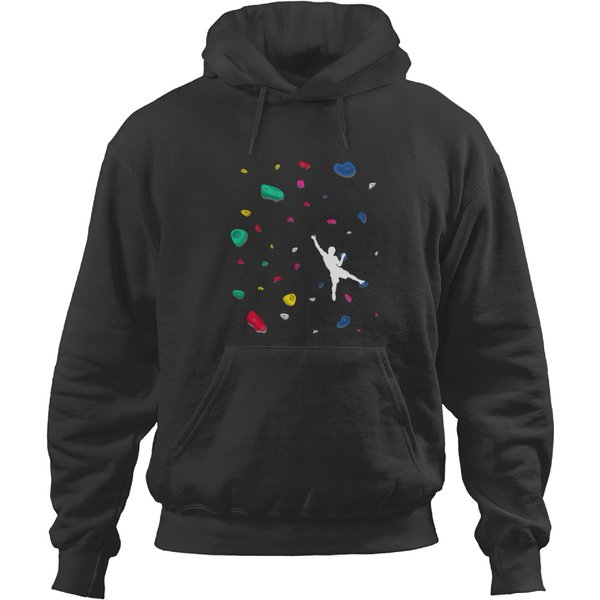 Climbing Boulder Wall Rock Climber Bouldering Hoodies-image