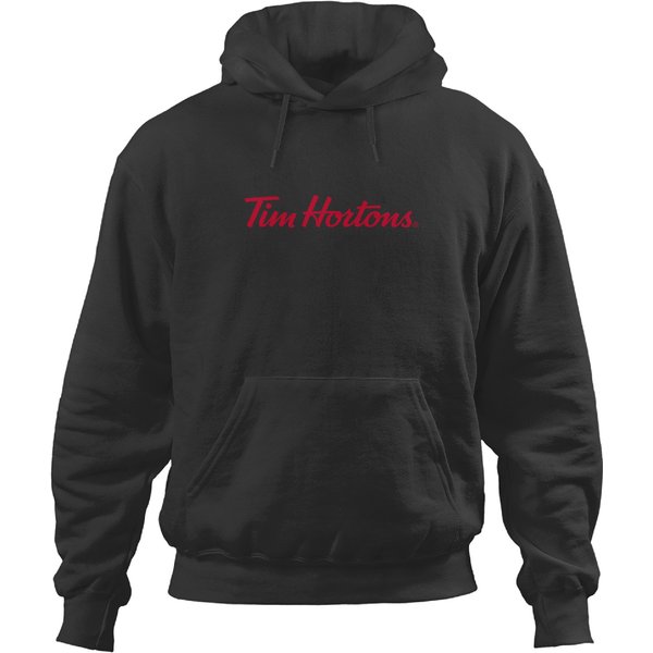 Tim Hortons Logo Hoodies Restaurant Hoodies-image