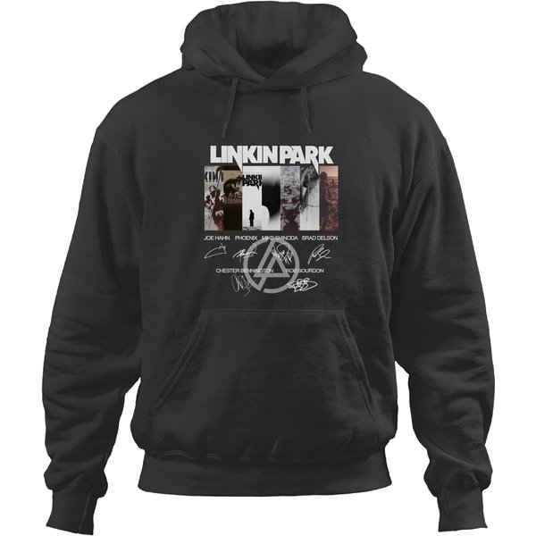 Linkin Rock Band Park Logo Rock Band Signature Hoodies-image