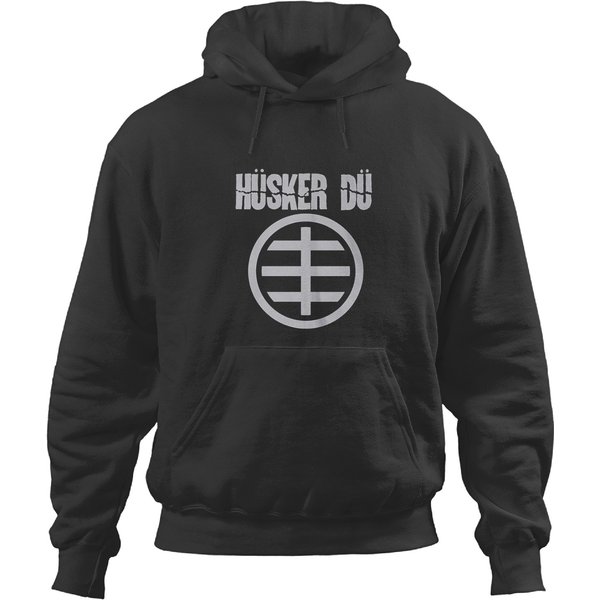 Blue Husker Du Circle Logo Blue Husker Du Circle Logo Hoodies