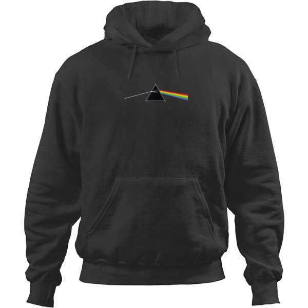 Pink Colorful Flower Floyd With Water Droplets Hoodies-image
