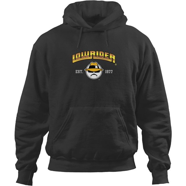 Lowrider Logo Men's Black Hoodies Clothing Hoodies-image