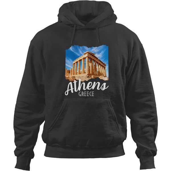 Parthenon On The Athenian Acropolis Athens Greece Hoodies-image