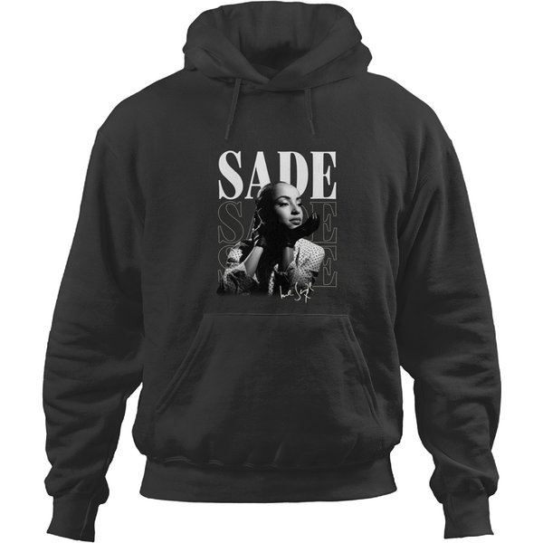 Vintage Sade Adu Hoodie - Comfy 80s Pop Music Wear
