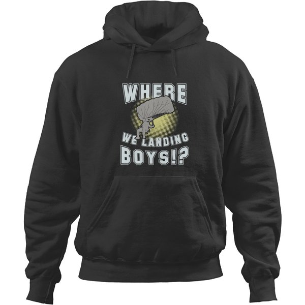 Landing Pubg Shooter Battle Royale Aim Pvp Gift Hoodies