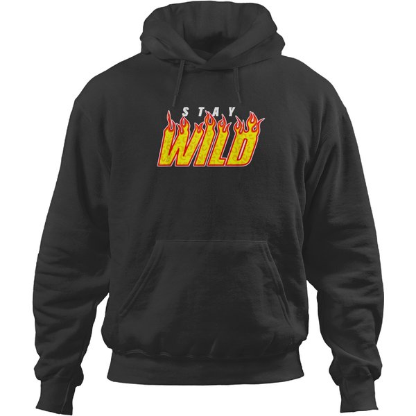 Stay Wild Merch Ben Azelart Red Hoodies-image