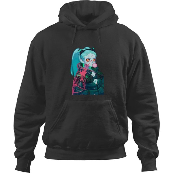 Cyberpunk1 Edgerunners - Bloody Rebecca Hoodies