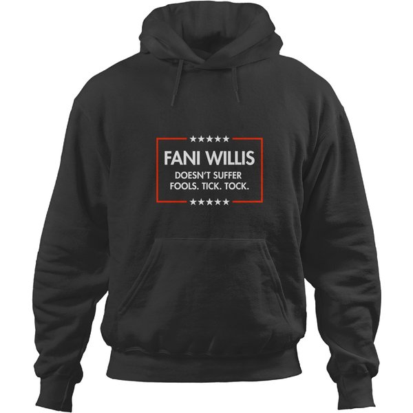 Fani Willis - Doesn't Suffer Fools (Bold Black) Hoodies-image
