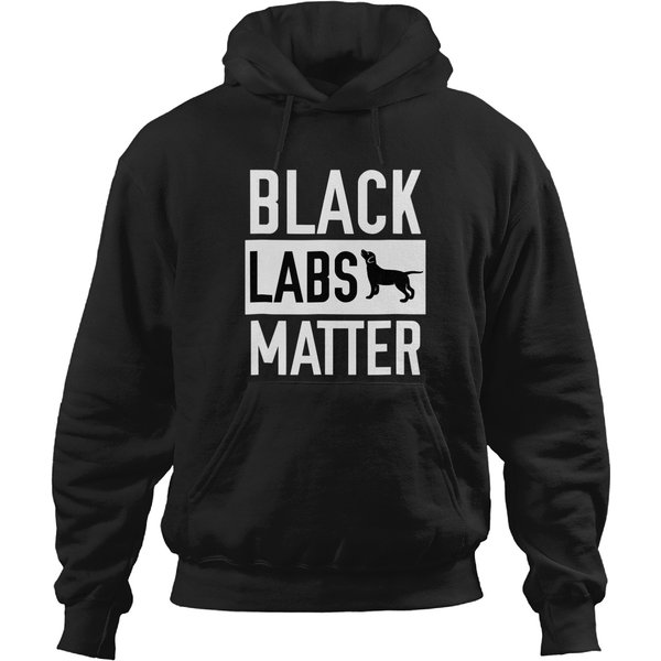 Black Labs Matter Dog Hoodie Labrador Retriever Hoodie-image