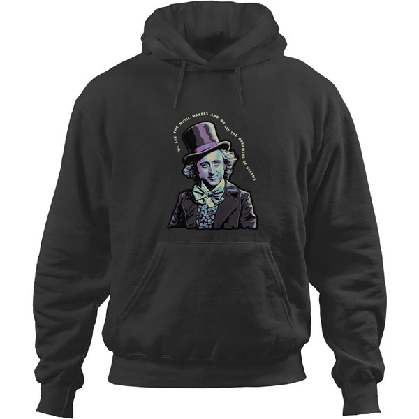 Gene Wilder, Willy Wonka, Charlie And The Chocolate Hoodies-image