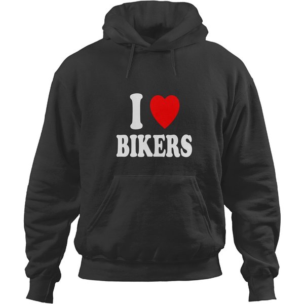 I Heart Love Bikers Y Hot Attraction Motorcycle Hoodies-image