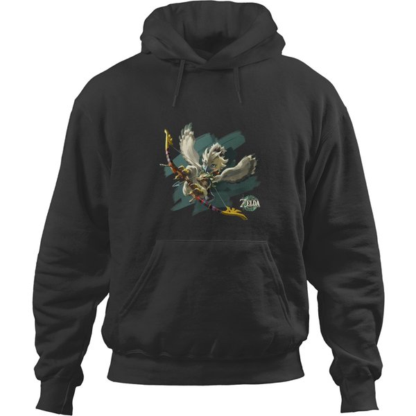 The Legend Of Zelda Tears Of The Kingdom Tulin Brush Art Hoodies