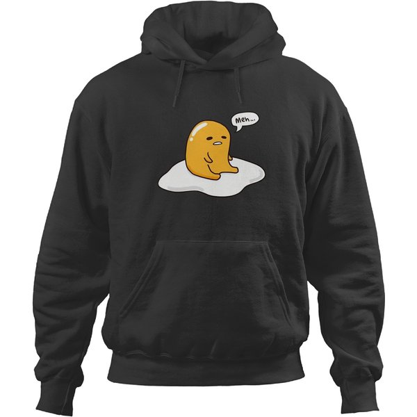 Cartoon Gudetama Lazy Yolk Meh Hoodies-image