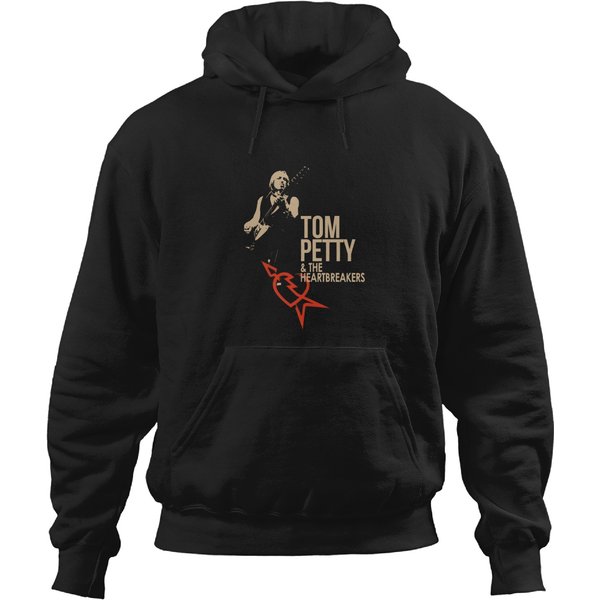 Tom Petty The Heartbreakers With Guitar Hoodies, Tom Petty Hoodies-image