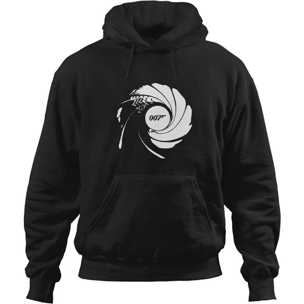 007 Barrel Inspired By James Bond Printed Hoodies-image