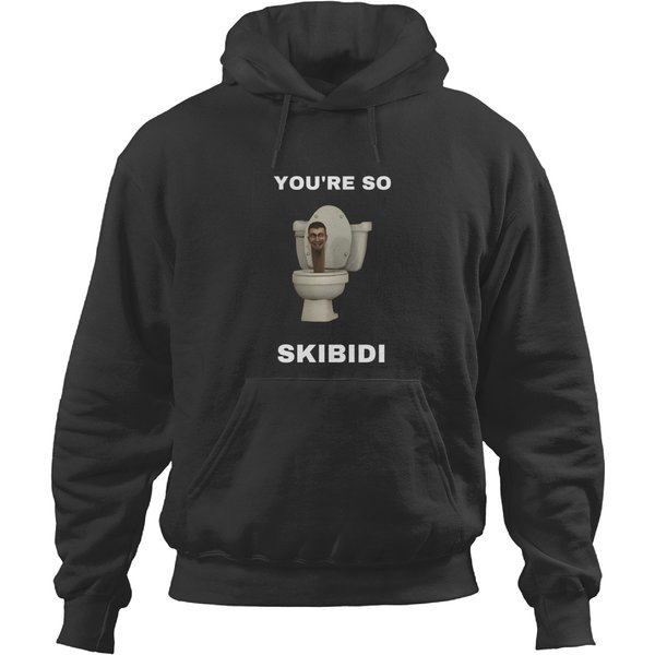 Skibidi Hoodie With Toilet Meme Design-image