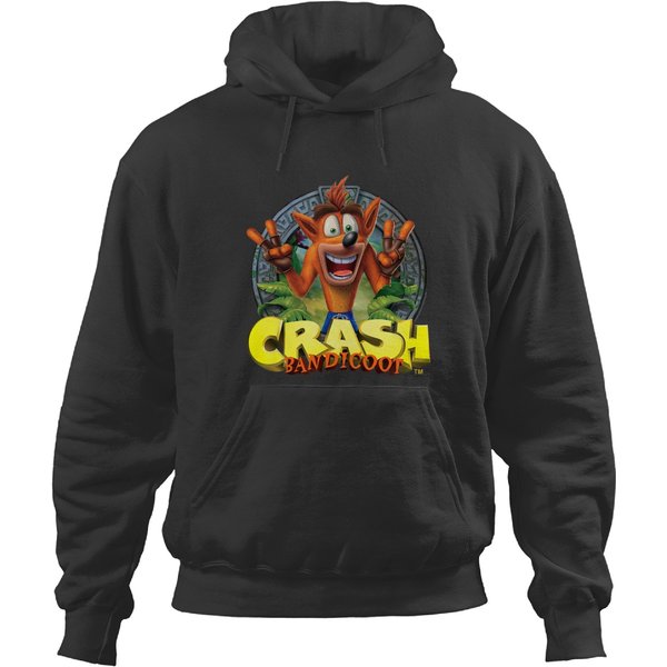 Crash Bandicoot Crash Peace Stone Frame Hoodies-image