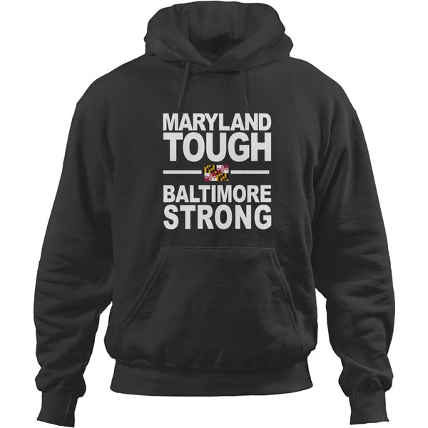 Wes Moore Maryland Tough Baltimore Strong Hoodies-image