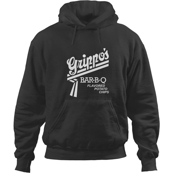Grippos Bar-B-Q Flavored Potato Chips White Hoodies-image