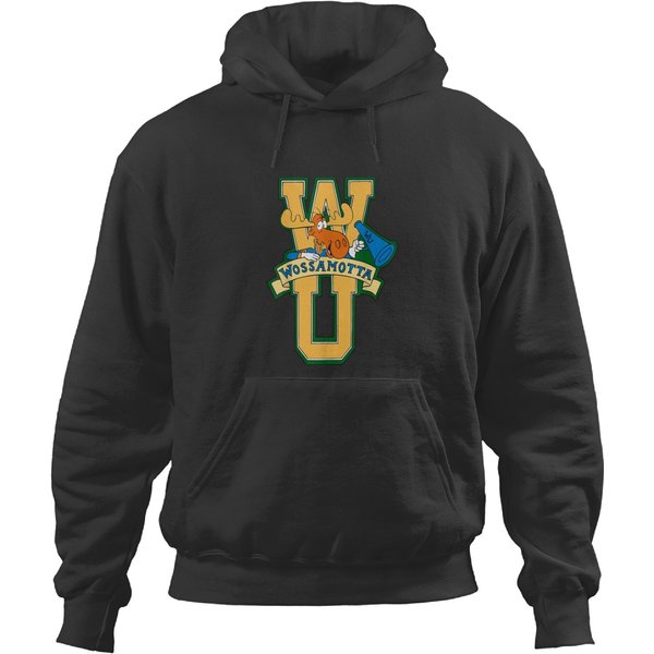 Rocky And Bullwinkle Wossamotta U Logo Graphic (2) Hoodies-image