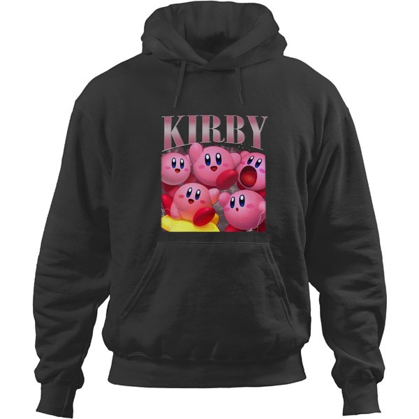 Vintage Kirby Hoodie - Cute And Funny Design-image