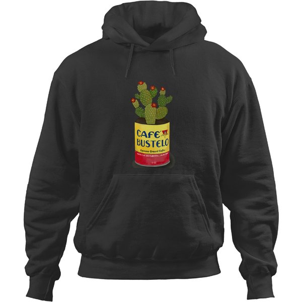Cactus In A Cafe Bustelo Can Kitchen Art Hoodies-image