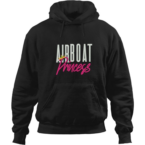 Airboat Princess Swamp Propeller Hydroplane Hoodies