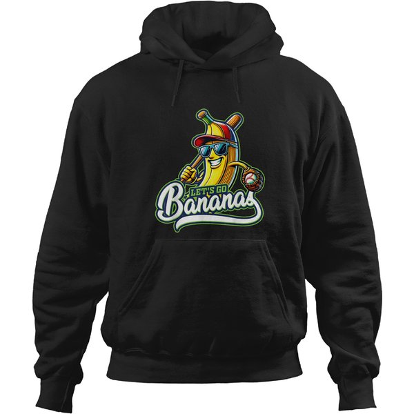 Funny Lets Go Bananas Cute Banana For Kids Boys Girls Hoodies-image
