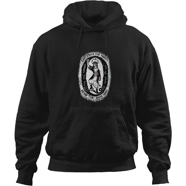 Magnificat Send The Rich Away, Cast Down The Mighty Bearded Dragon Dad Hoodies-image