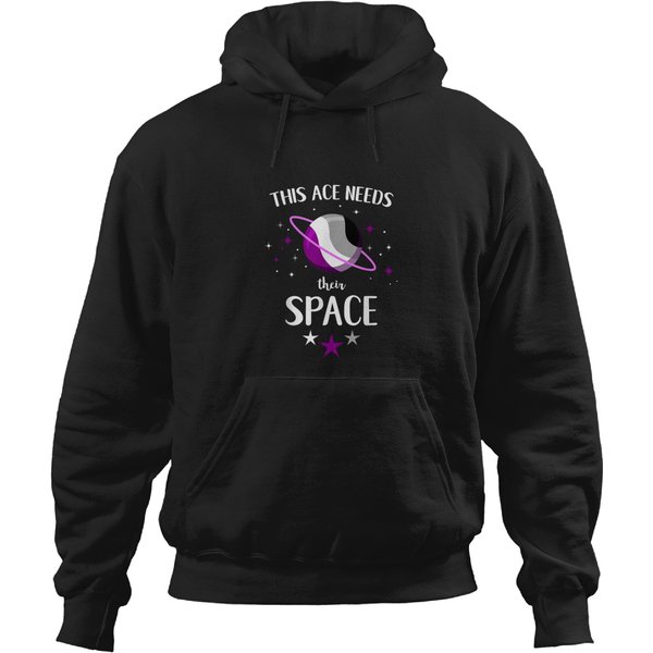 This Ace Needs Their Space Asexual Pride Hoodies-image
