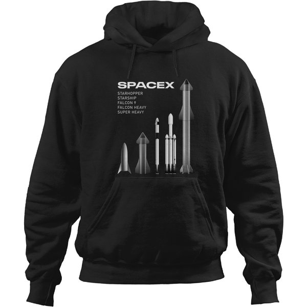 Spacex Rockets - Starship Hoodies-image