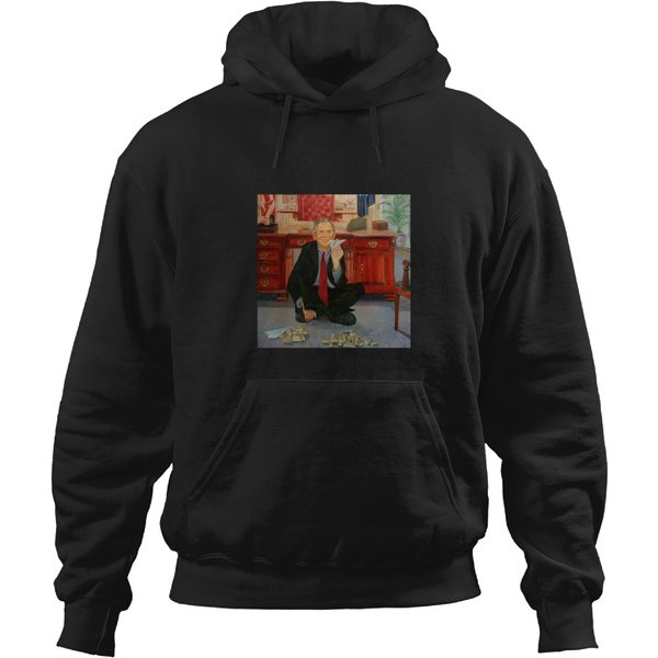 George W Bush Paper Airplanes Jenga Hoodies