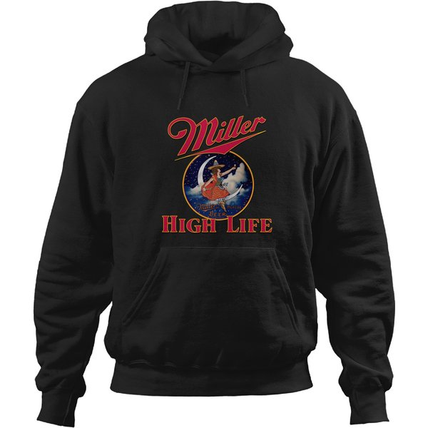 Miller Highlife - Lady On The Moon Design Classic Hoodies-image