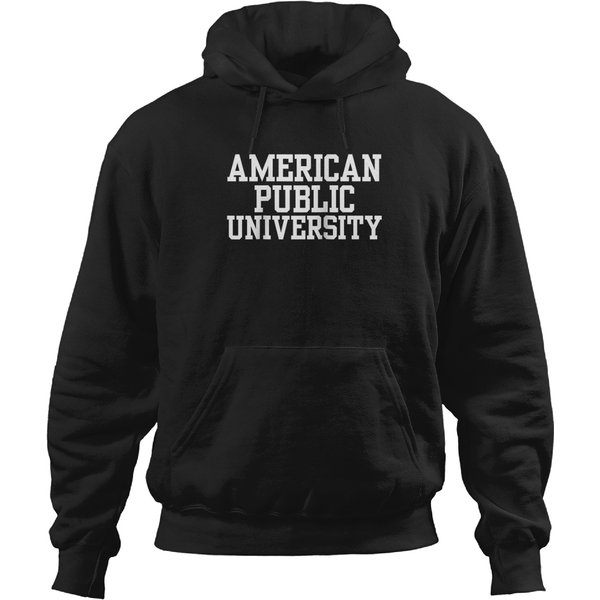 American Public University System Apparel Sports Fan Raglan Hoodies