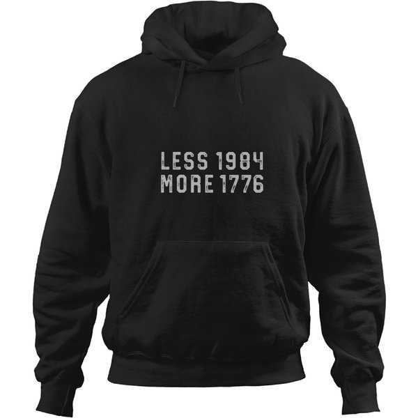 Free Speech Less 1984 More 1776 American Freedom Truth July Hoodies-image