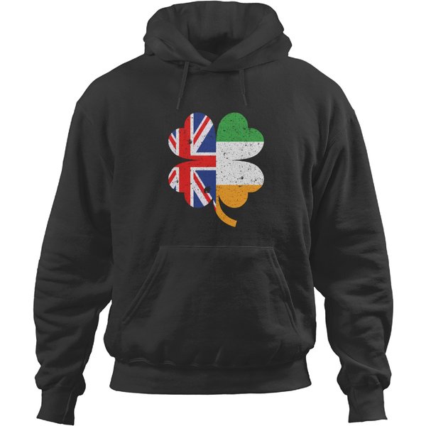 Half British Half Irish St. Patricks Day Hoodies-image