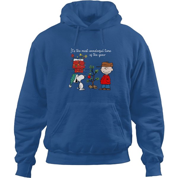 Charlie And The Snoopy Christmas Hoodies-image