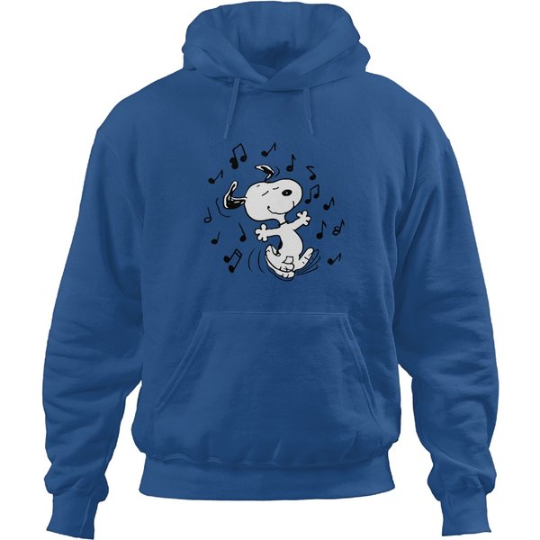 Dancing Snoopy Hoodies, Funny Music And Snoopy Hoodies-image