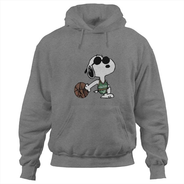 Snoopy Boston Basketball Hoodies