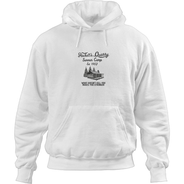 Hackett's Quarry Summer Camp - What Doesn't Kill You Makes You Stronger! Hoodies-image
