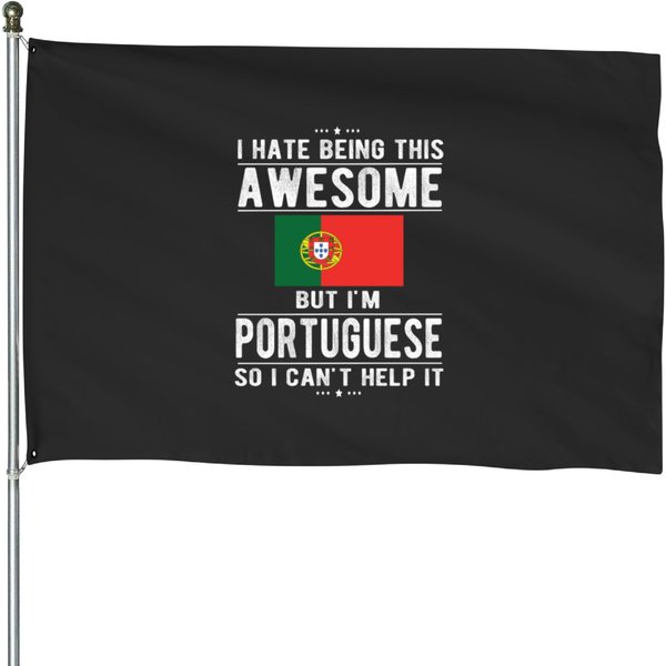 Portuguese Flag Portugal Heritage Portuguese Roots House Flags-image