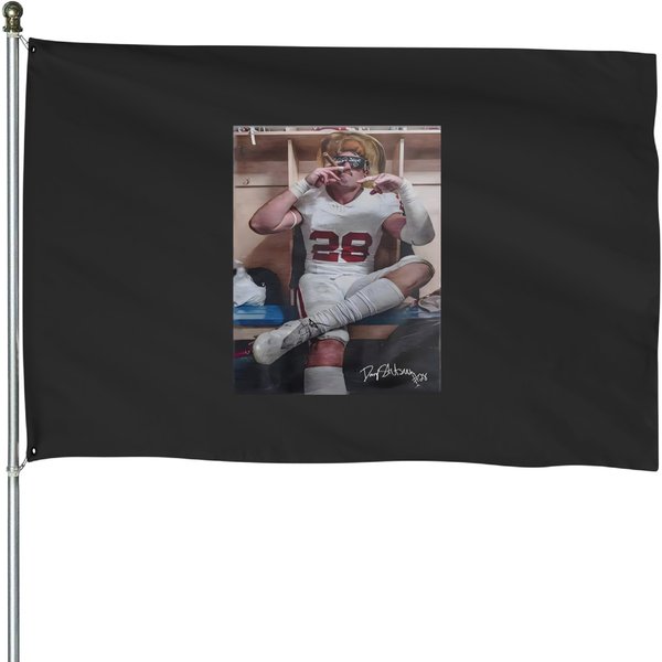 Danny Stutsman House Flags, Merch Danny Stutsman 28 Oklahoma Sooners Texas Fears Oklahoma House Flags-image