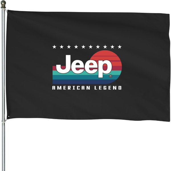 Jeep American Legend House Flags-image