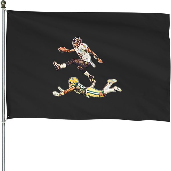 Lamar Jackson House Flags-image