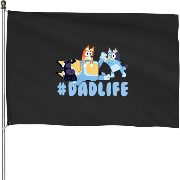 Blueydad Dadlife House Flags-image