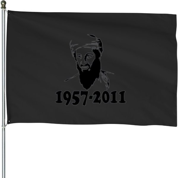 Osama Bin Laden House Flags-image