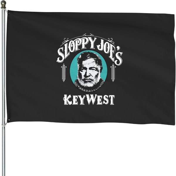 90S Sloppy Joes's Bar Key West Florida Tourist Travel Souvenir House Flags-image