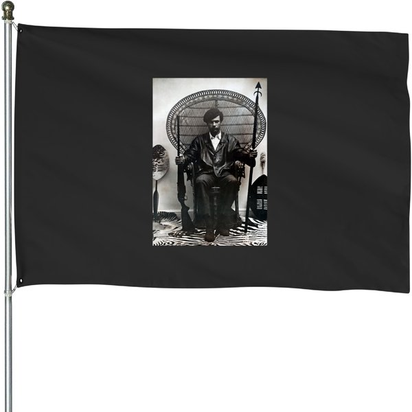 Huey Newton House Flags-image